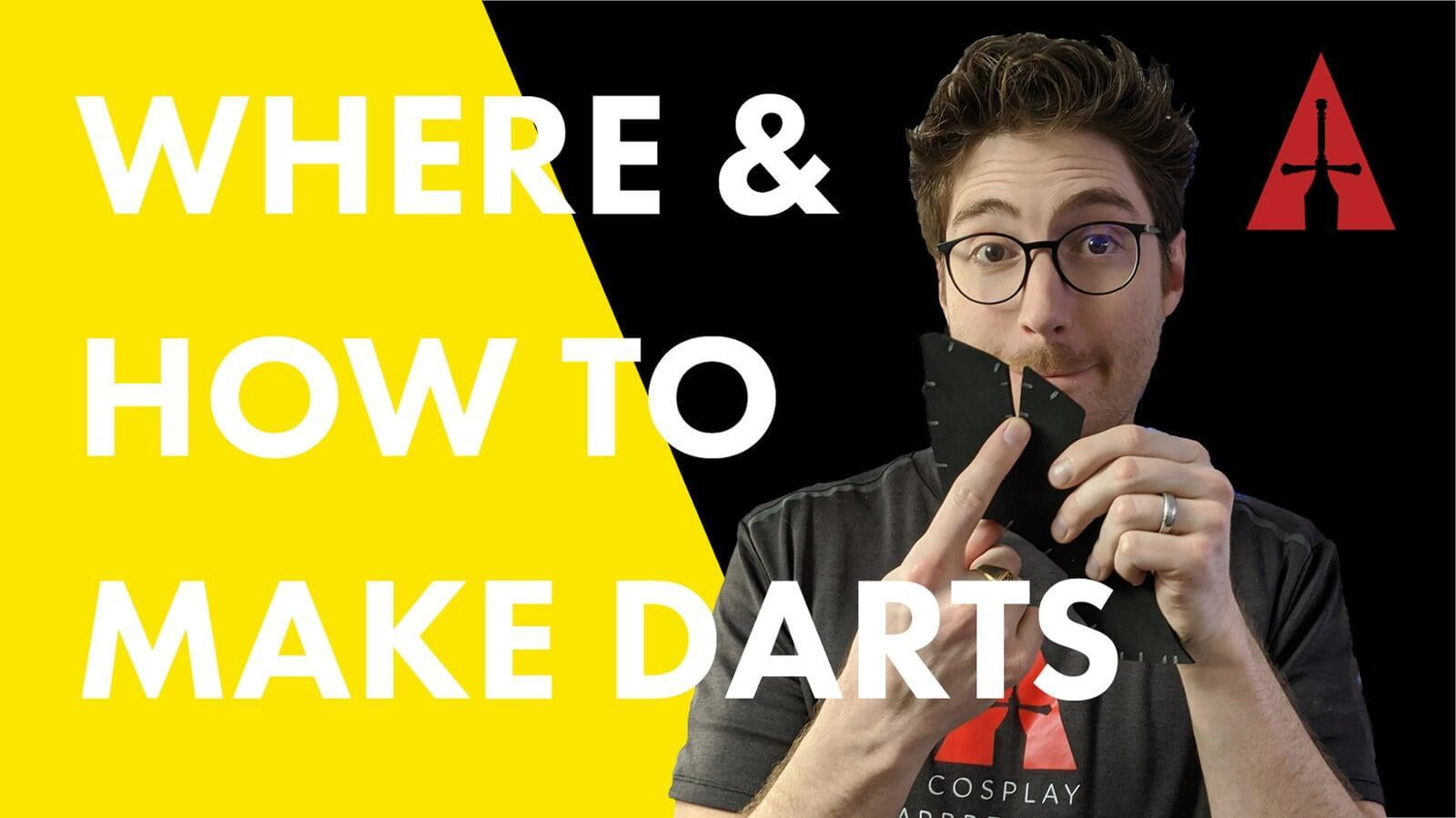 Cosplay Patterning DARTS - How and Where to Make Them